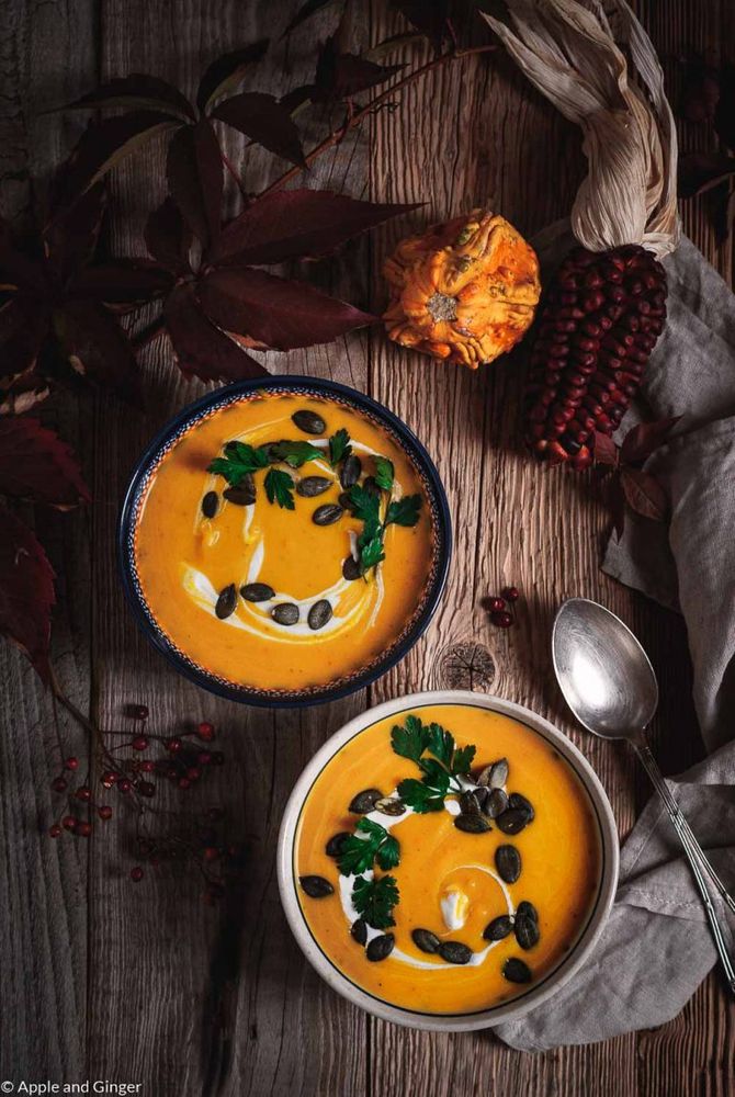 Rezeptbild: Ayurvedische Kürbis-Apfel-Suppe