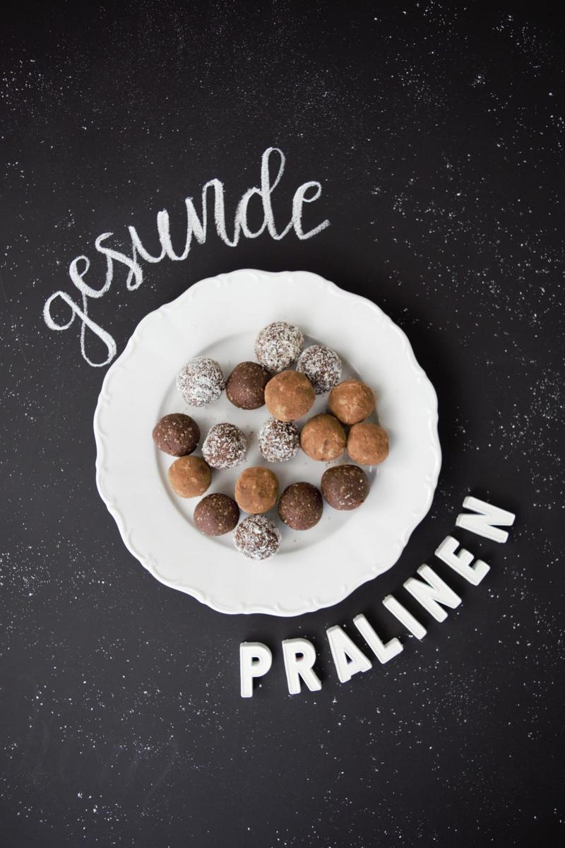 Rezeptbild: gesunde Pralinen/ Energy Balls/ Bliss Balls