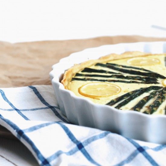 Rezeptbild: Spargel-Zitronen Quiche