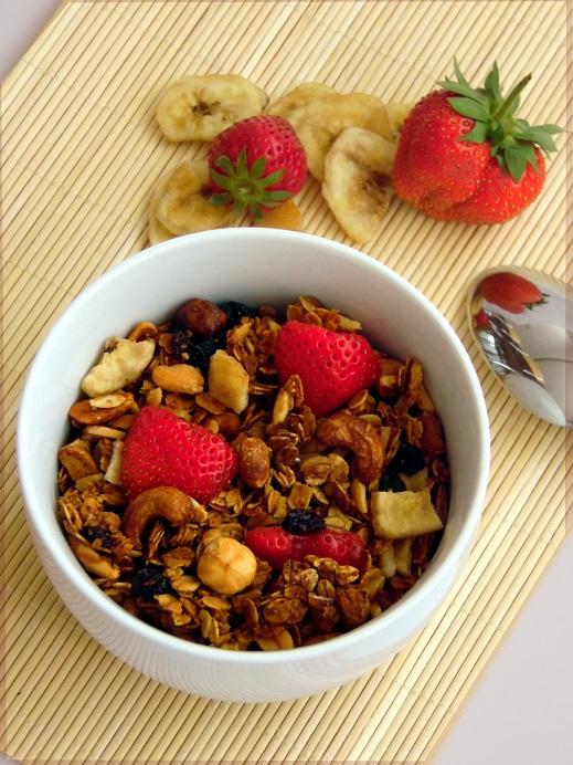 Rezeptbild: Granola selbstgemacht
