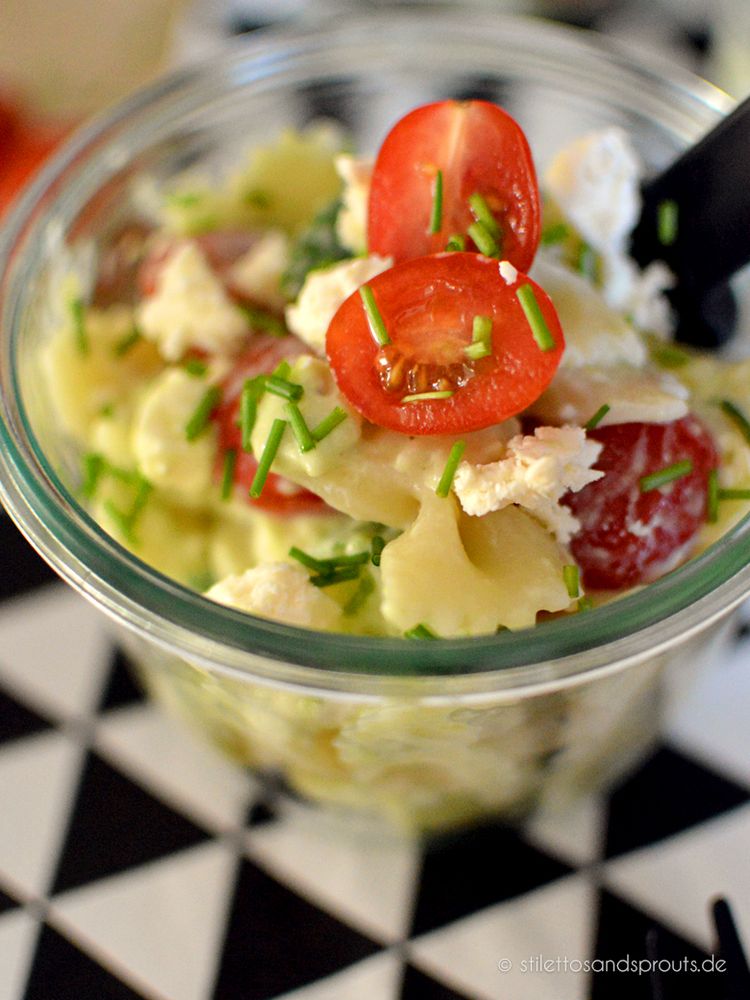 Rezeptbild: Avocado-Nudelsalat