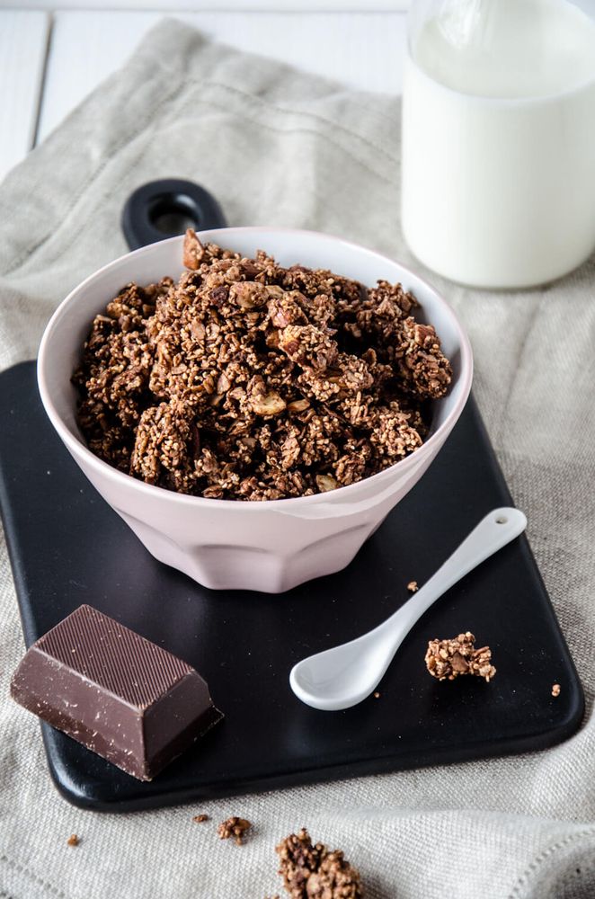 Rezeptbild: Schoko Amaranth Granola
