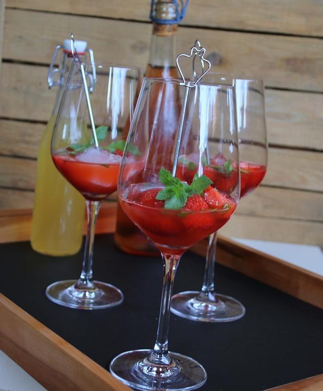 Rezeptbild: Erdbeer-Hugo