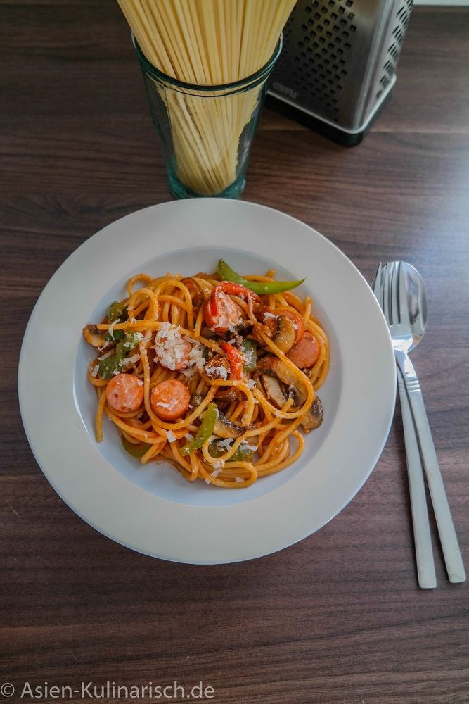 Rezeptbild: Spaghetti auf Japanisch