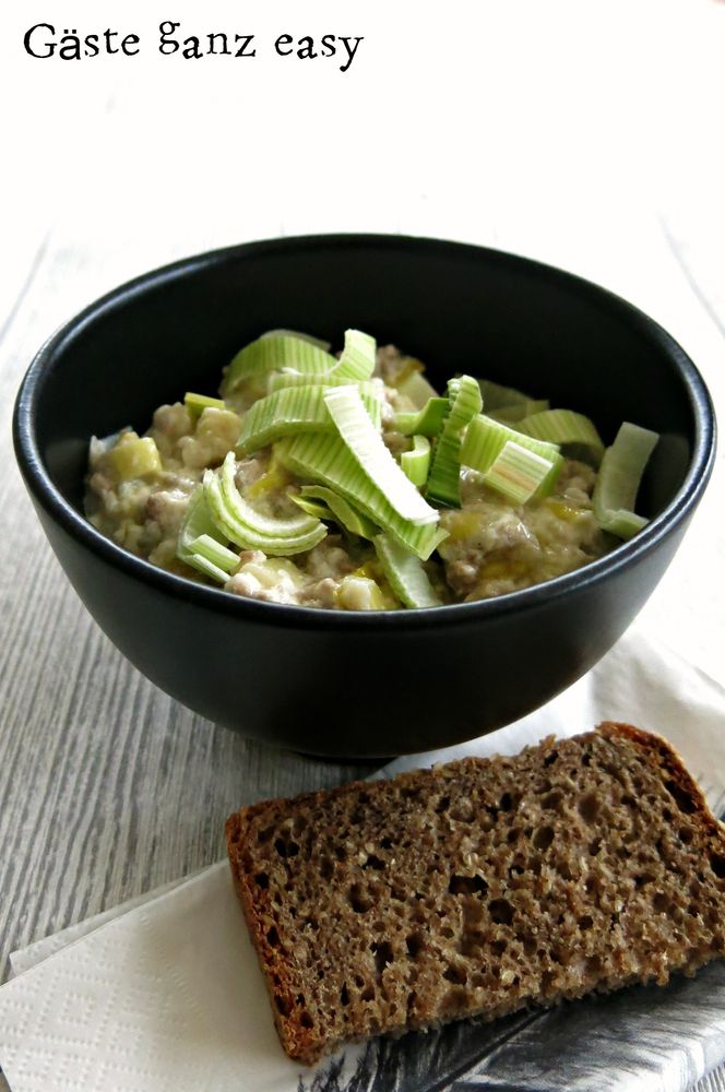 Rezeptbild: Käse-Lauch-Suppe