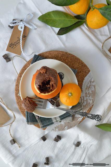 Rezeptbild: Brownies in Orangen 