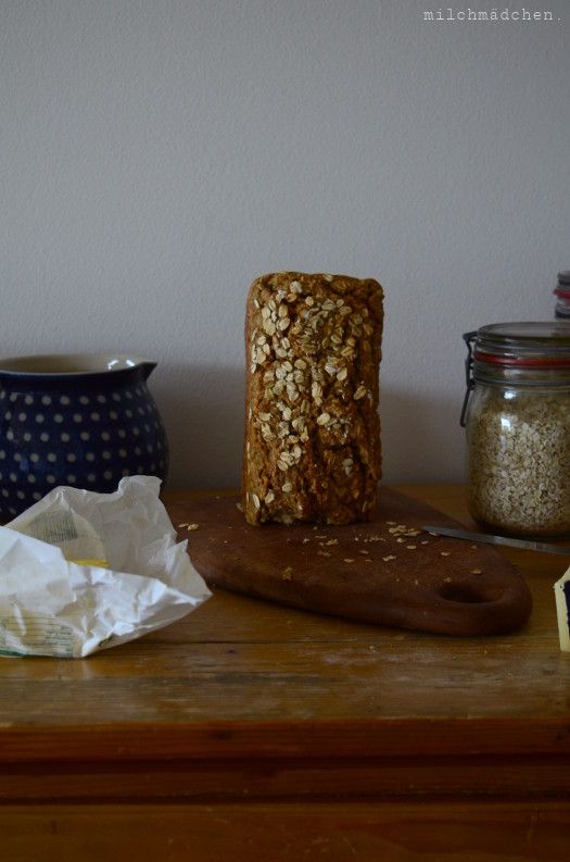Rezeptbild: Reines Haferflockenbrot