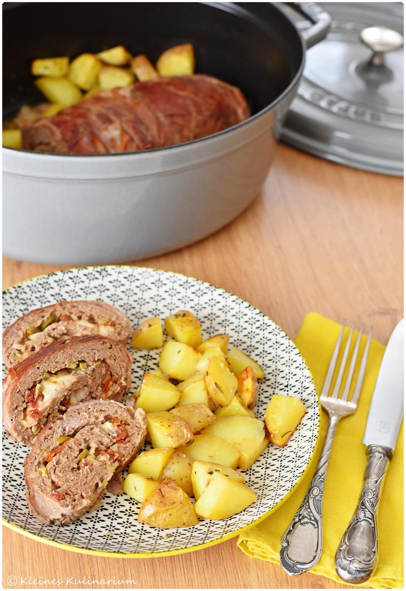 Rezeptbild: Mediterraner Hackbraten