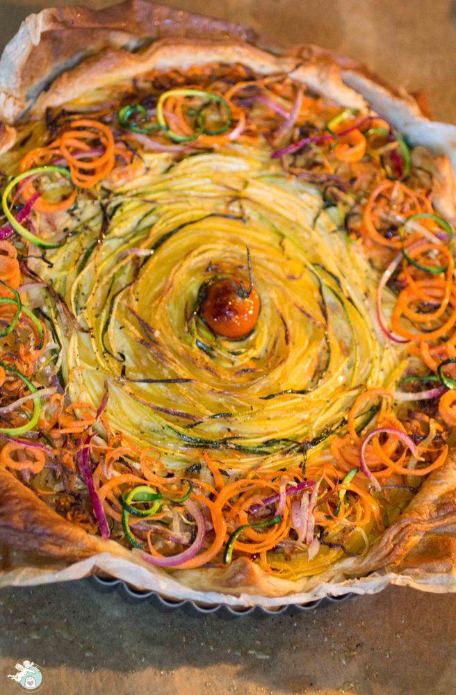 Rezeptbild: Gemüse-Twist-Kuchen
