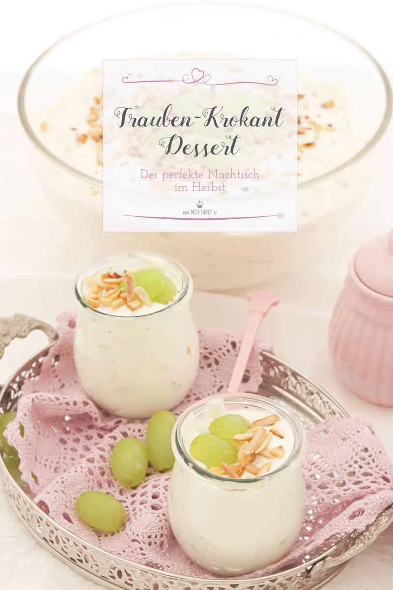 Rezeptbild: Trauben-Krokant-Dessert