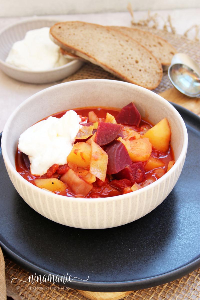 Rezeptbild: Vegetarischer Borschtsch