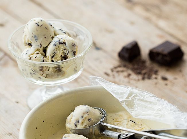 Rezeptbild: Stracciatella-Eis