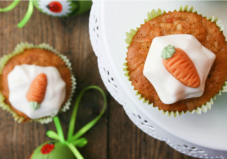 Rezeptbild: Karotten Cupcakes