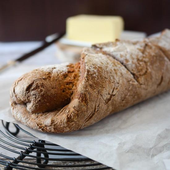 Rezeptbild: Kastanien Baguette