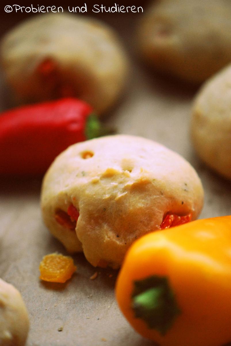 Rezeptbild: Pizza-Brötchen ohne Hefe