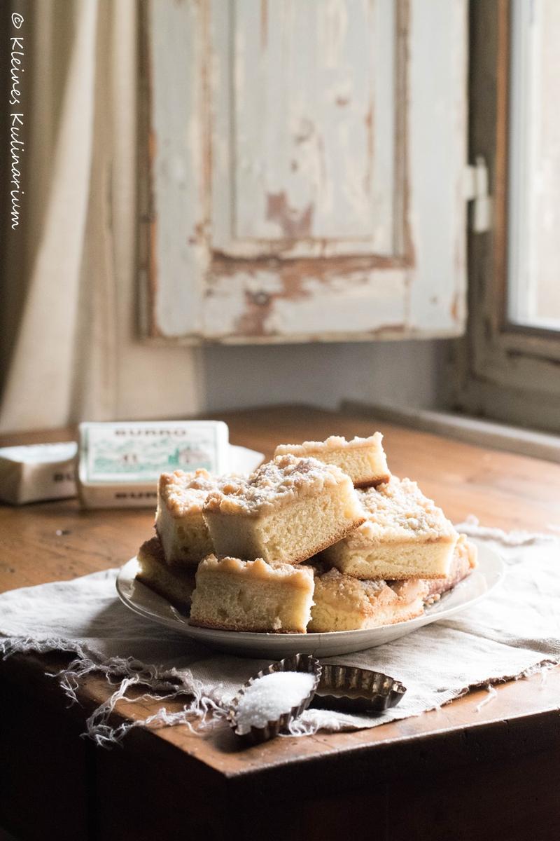 Rezeptbild: Streuselkuchen mit Sahneguss