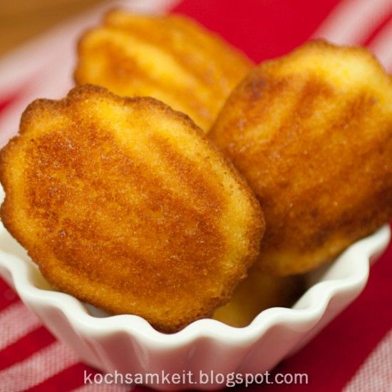 Rezeptbild: Madeleines au citron