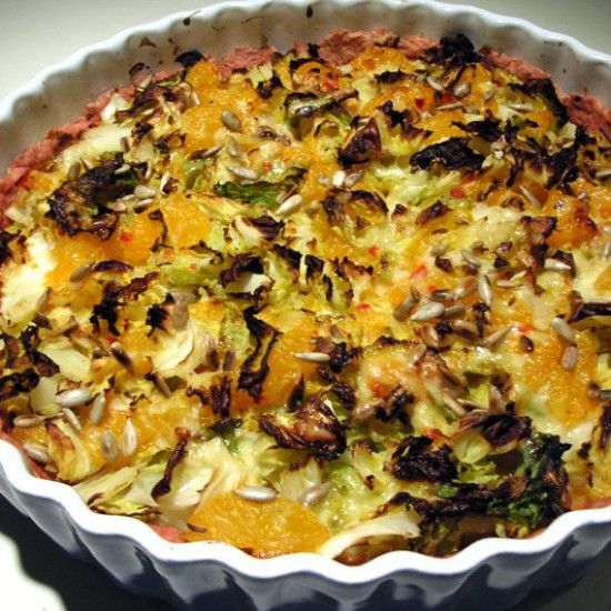 Rezeptbild: WirsingMandarinenQuiche