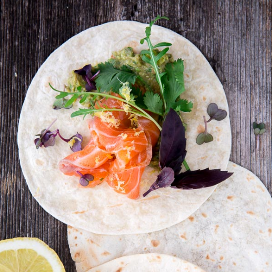 Rezeptbild: Wraps vom Grill...