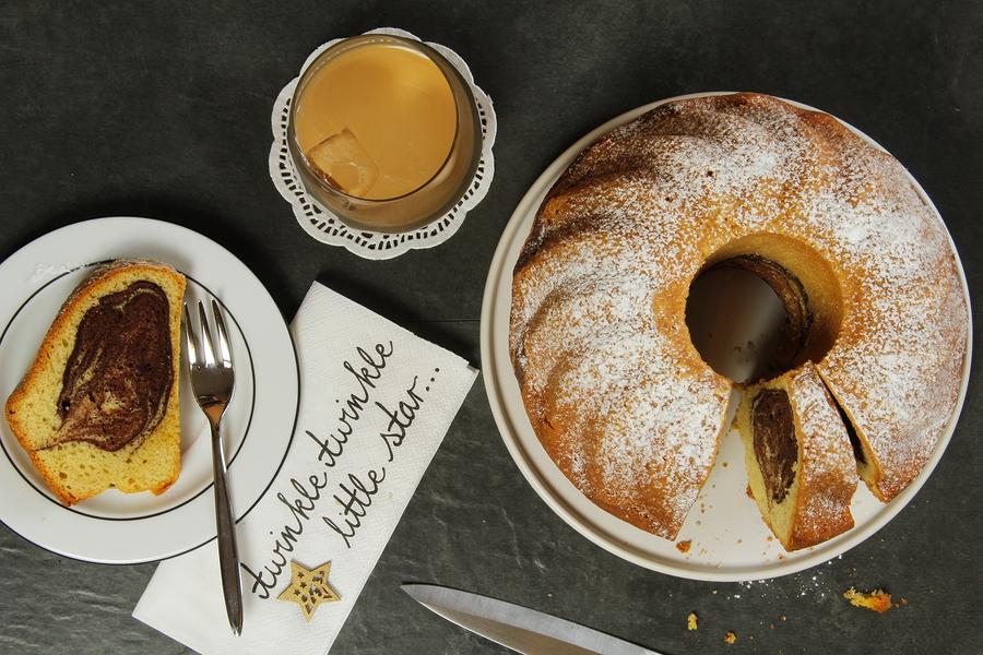 Rezeptbild: Baileys-Marmor-Kuchen
