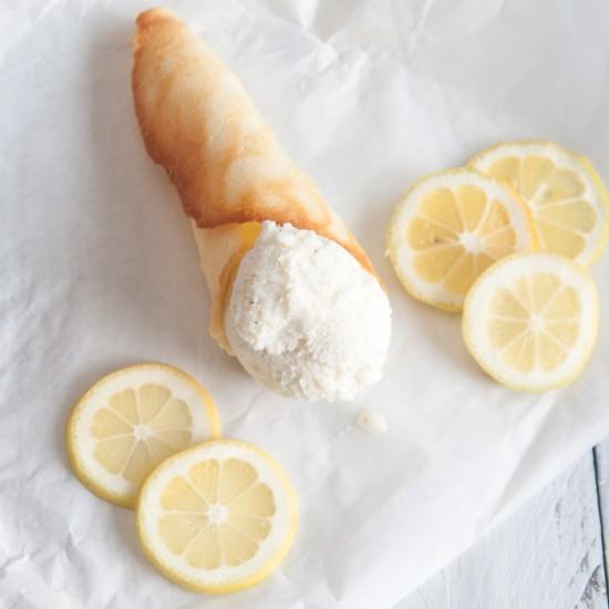 Rezeptbild: Quark-Honig-Eis