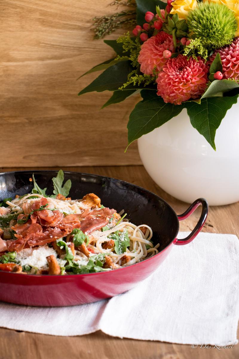 Rezeptbild: Pasta mit Pfifferlingen