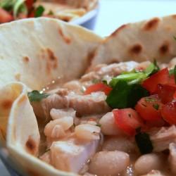 Rezeptbild: Hühnchenchili im Tortillafladen