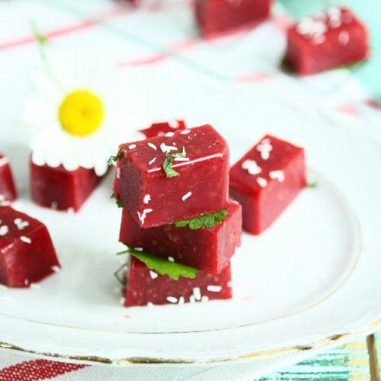 Rezeptbild: Agar Agar Raspberry Snack