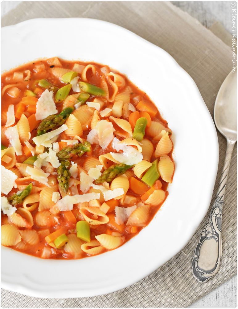 Rezeptbild: Spargelminestrone