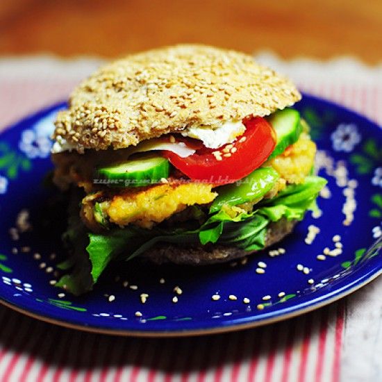 Rezeptbild: Couscous Burger