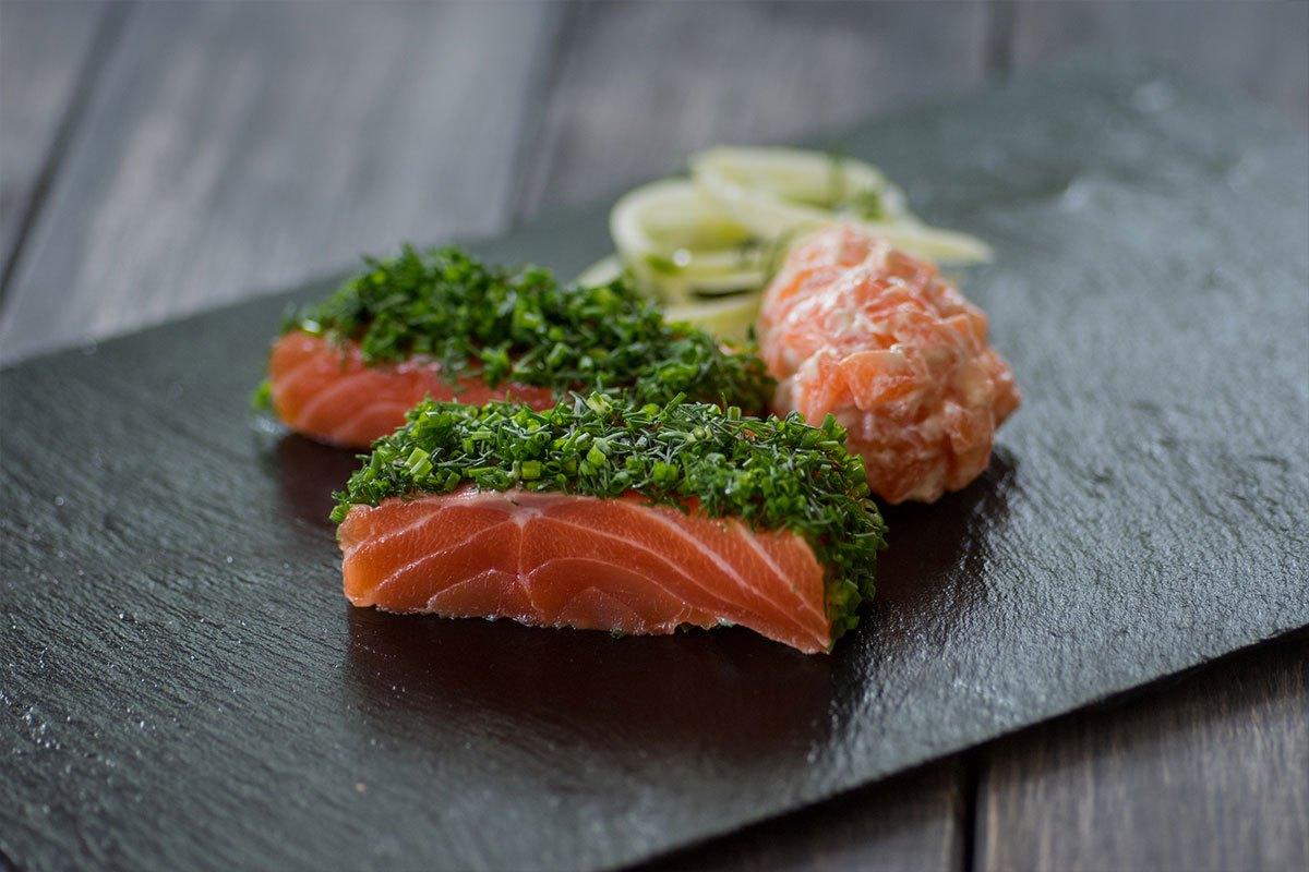 Rezeptbild: In Gin gebeizter Lachs