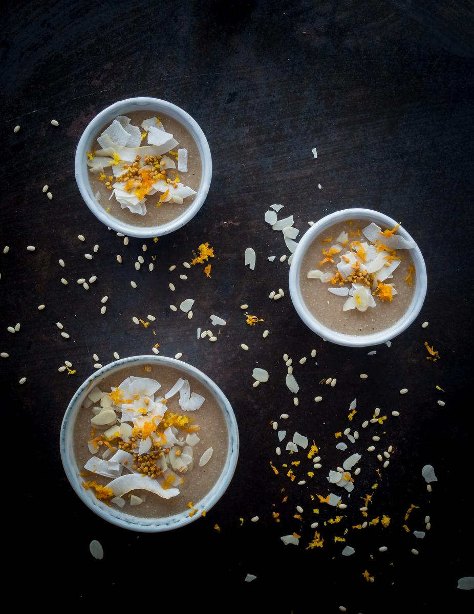 Rezeptbild: MEGHLI, MEIN LIBANESISCHER REISPUDDING.