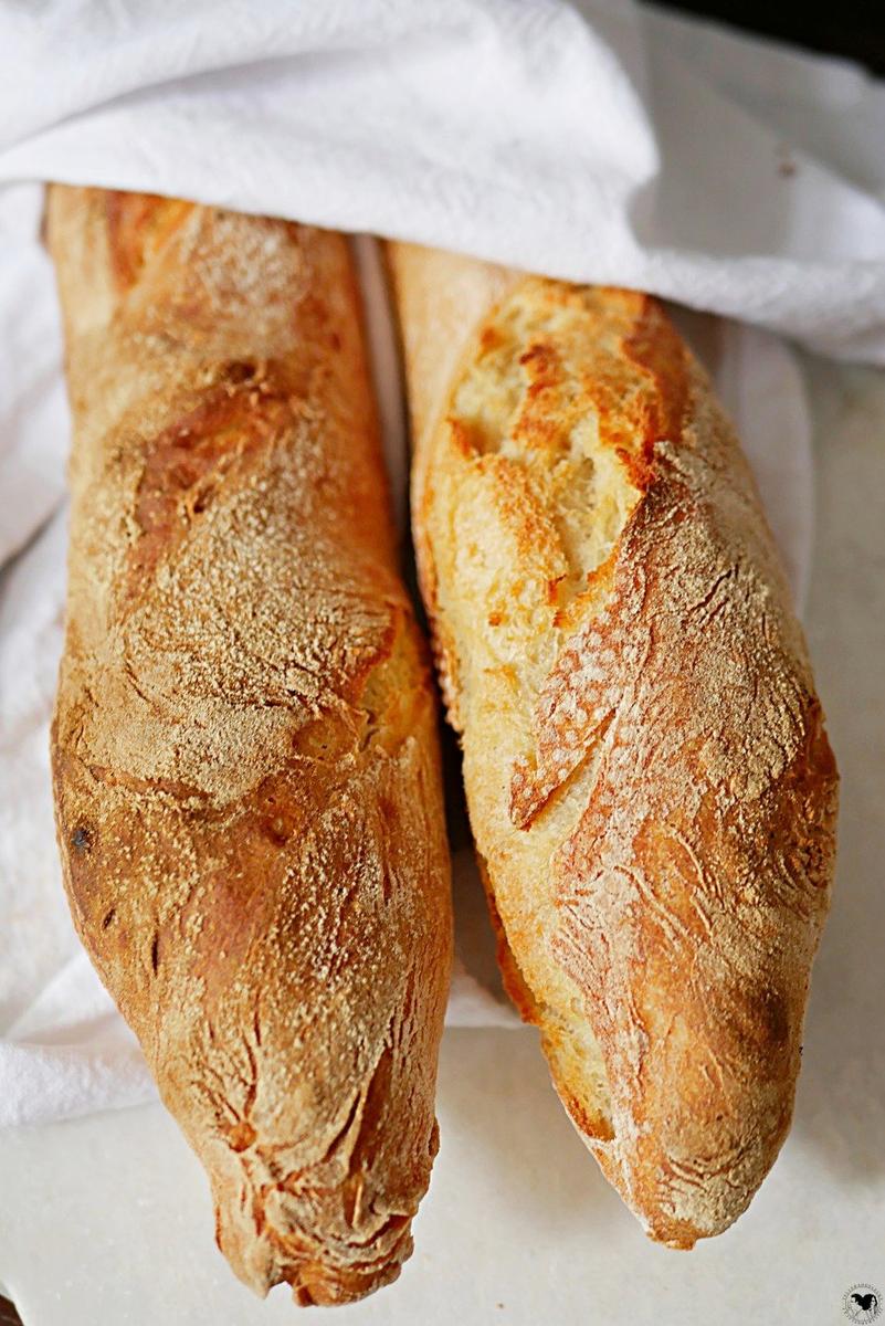 Rezeptbild: Schnelles Baguette- Fertig in 90 Minuten
