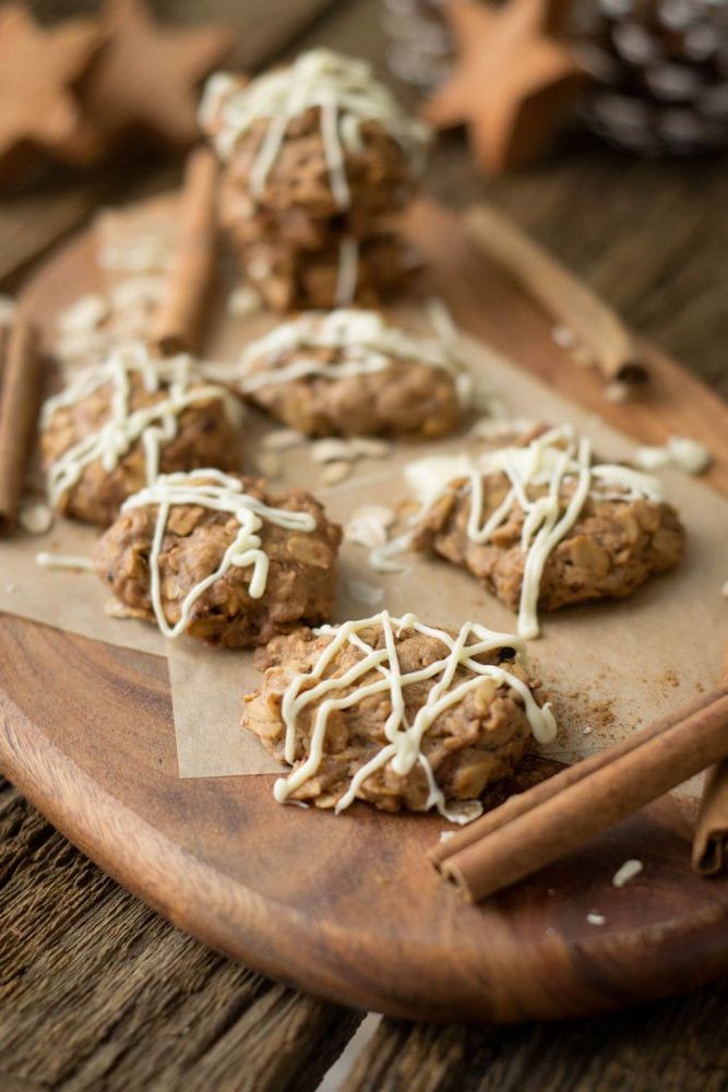Rezeptbild: Zimt Hafer Cookies