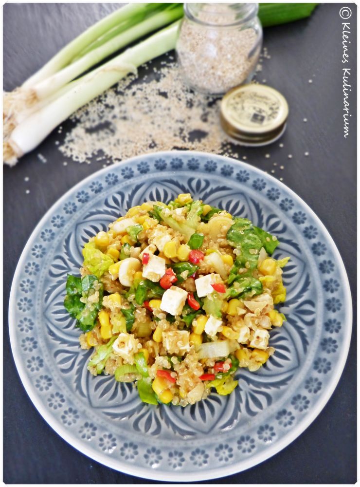 Rezeptbild: Quinoa Feta Salat