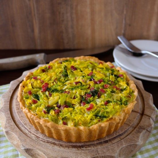 Rezeptbild: Wirsing-Quiche