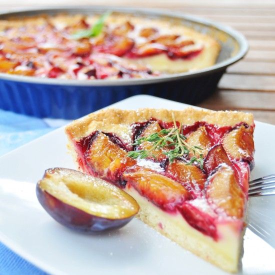 Rezeptbild: Zwetschgen-Tarte