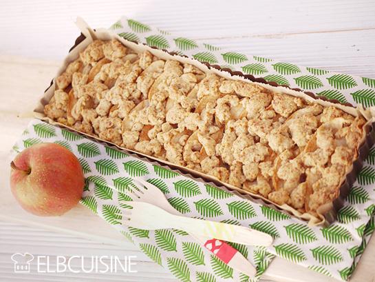 Rezeptbild: Knusprige Apfeltarte – mit vollem Korn und gesundem Zucker