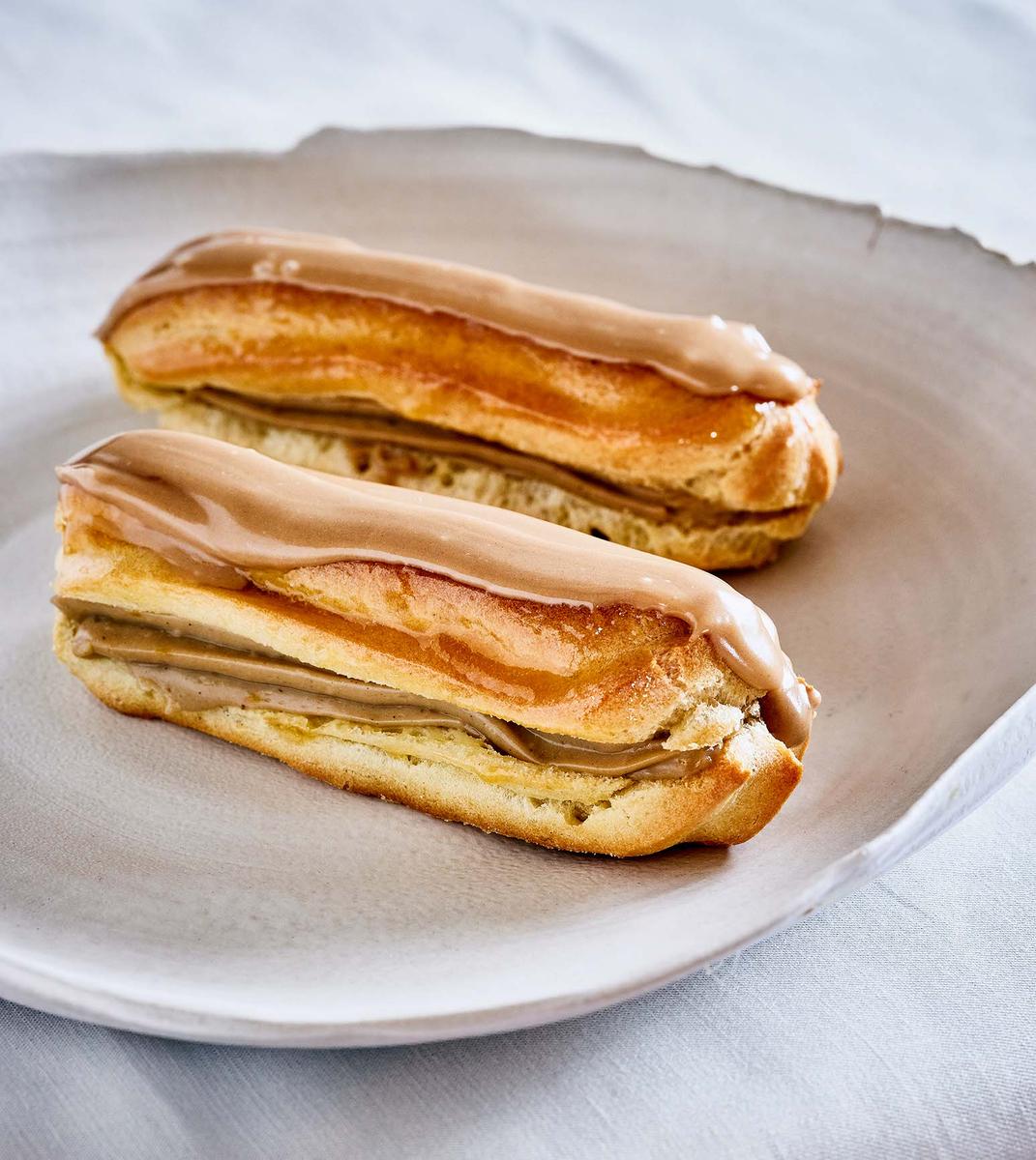 Rezeptbild: Eclairs mit Kaffeefüllung