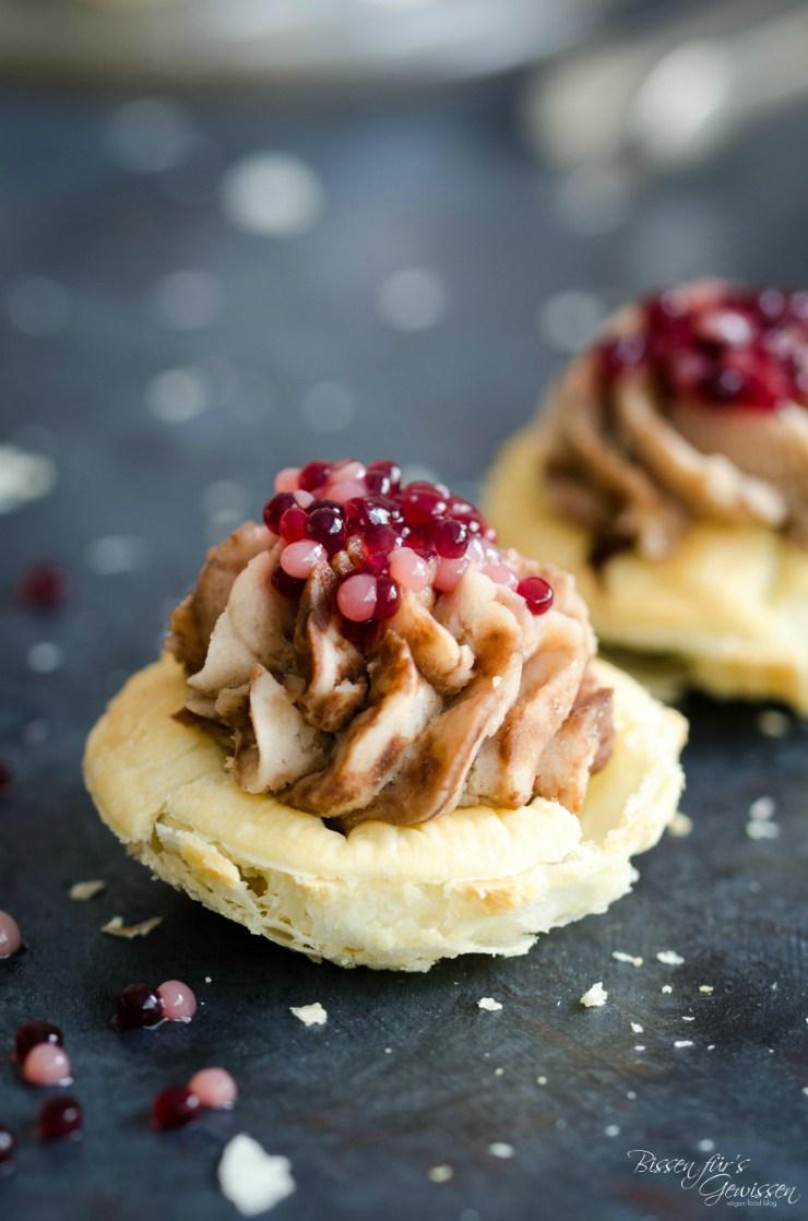 Rezeptbild: Maroni-Blätterteigteilchen