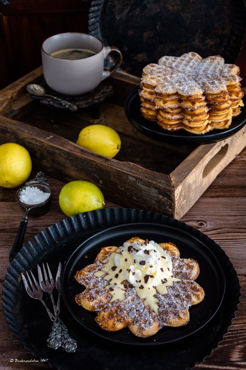 Rezeptbild: Zitronen-Waffeln