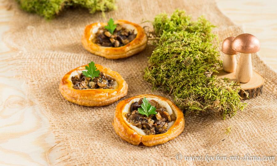 Rezeptbild: Pilze Tartelettes