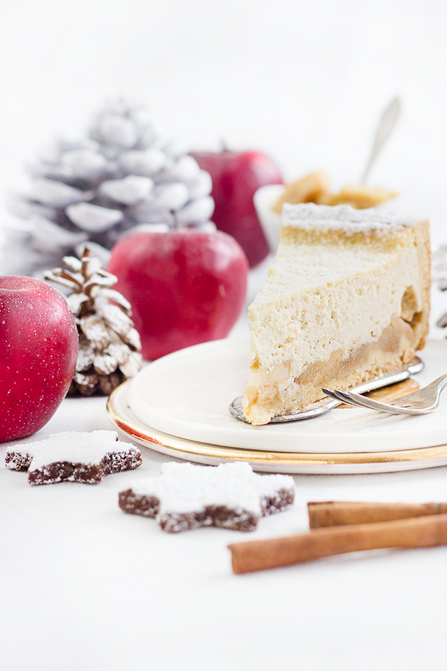 Rezeptbild: Bratapfel Käsekuchen