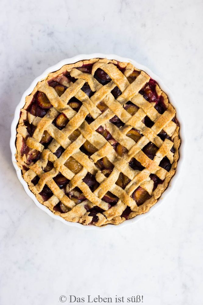 Rezeptbild: Zwetschgen-Pie
