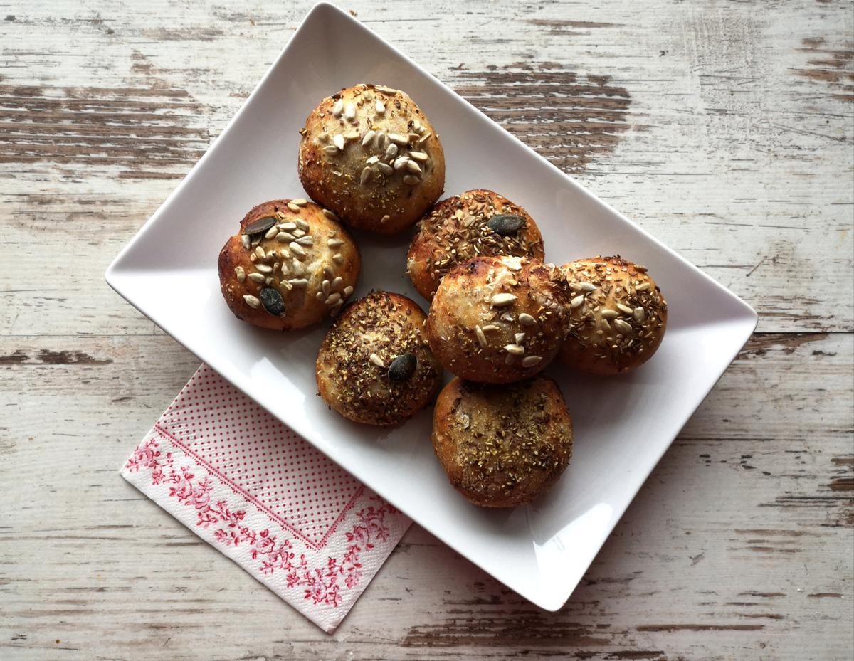 Rezeptbild: Schnelle Frühstücksbrötchen