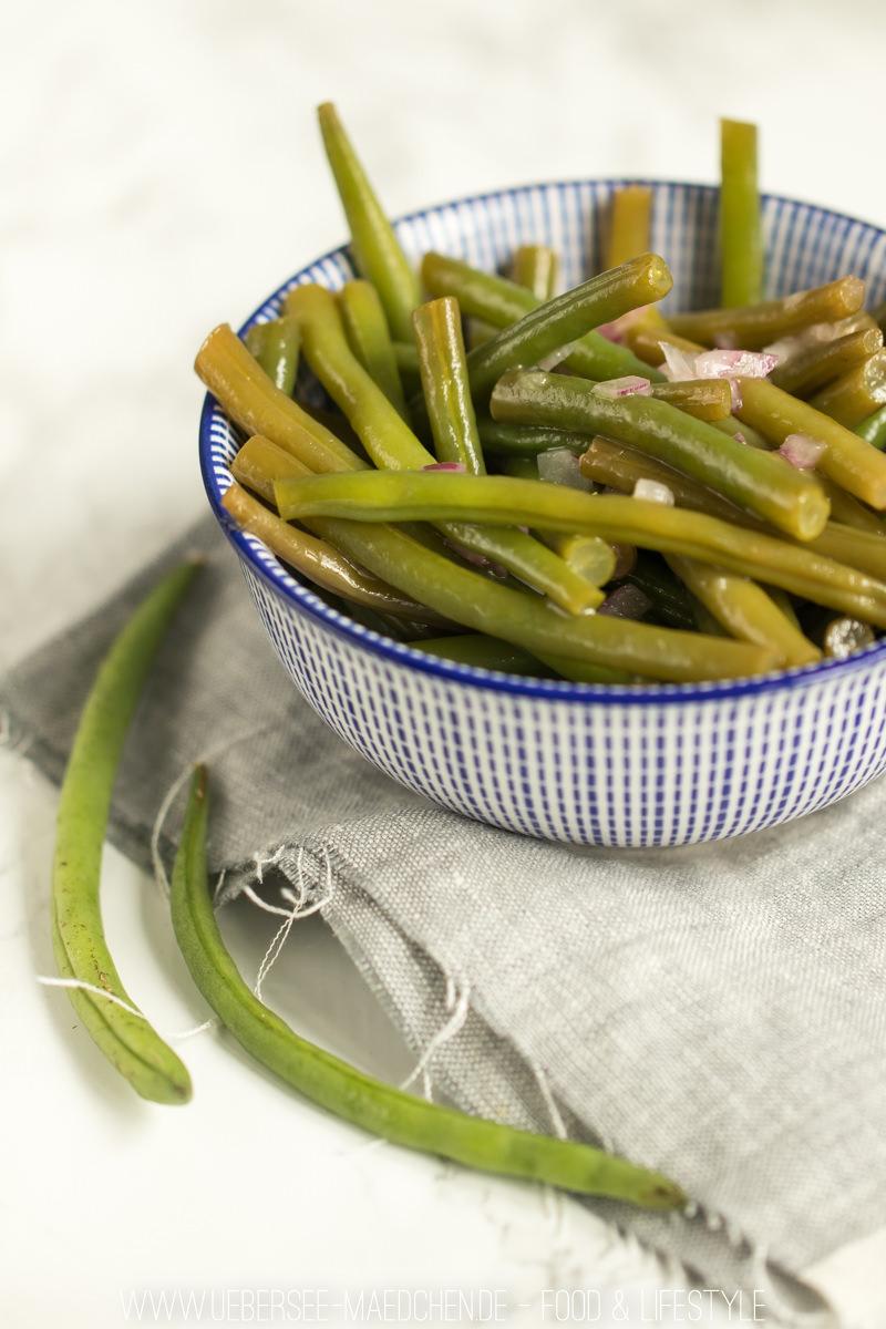 Rezeptbild: Knackiger Bohnensalat wie im Restaurant mit Essigdressing