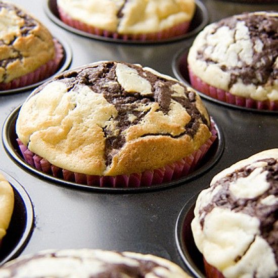 Rezeptbild: Double Chocolate Cheesecake Muffins