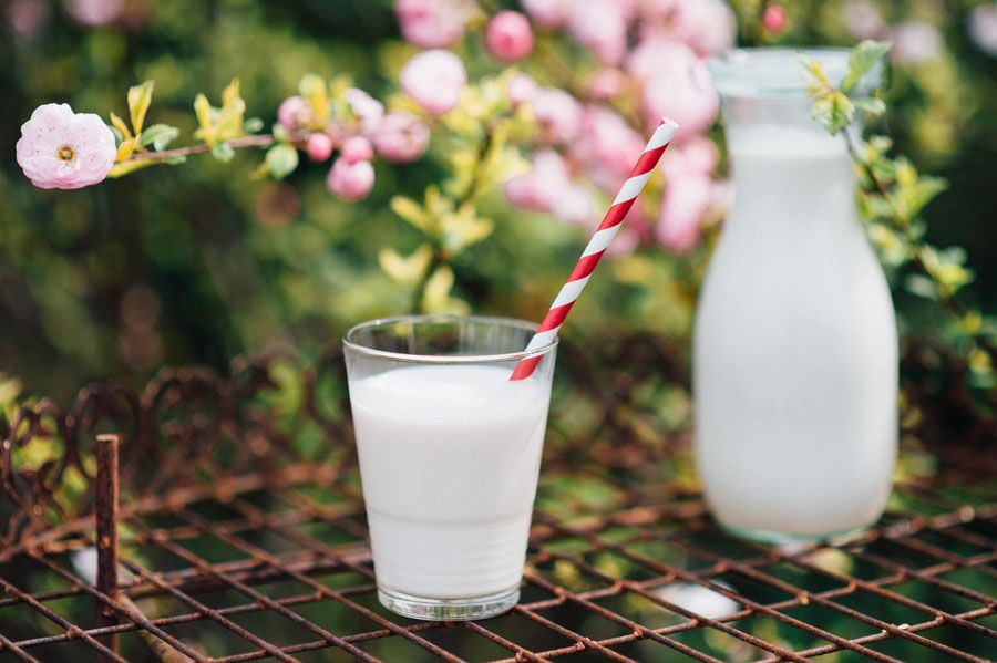 Rezeptbild: hausgemachte Mandelmilch