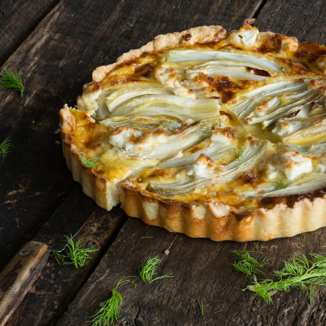 Rezeptbild: Fenchel-Tarte mit Ziegenkäse