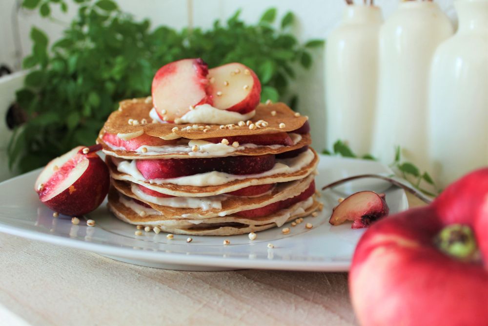 Rezeptbild: Buttermilch-Pancake-Torte 